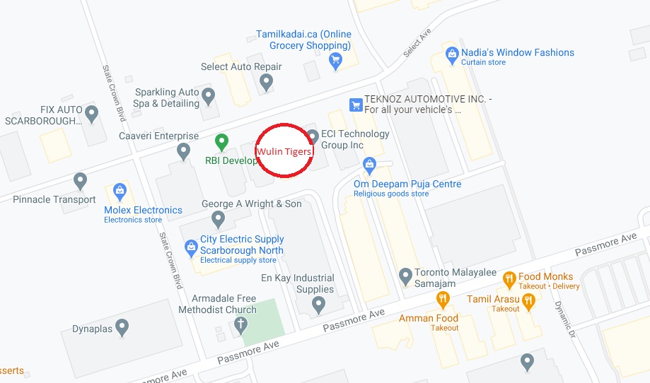 Wulin Tigers location